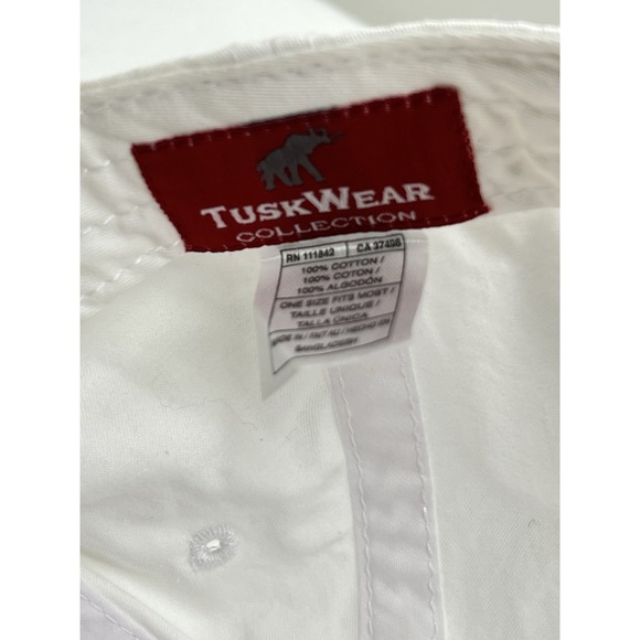 Alabama Crimson Tide Tusk Wear Hat Women's White With Red A - Picture 5 of 8